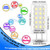 Heifymi AC/DC 12-24V 5W G6.35 LED Bulb Daylight White 6000K G6.35/GY6.35 Bi-Pin Base JC Type LED 50W Halogen Replacement Bulb for Pendant Puck Closet Accent Landscape Lights, Non-Dimmable, 5 Pack