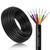 DEKIEVALE 20 Gauge 8 Conductor Electrical Wire, 50FT 20AWG Black PVC Stranded Tinned Copper 8 Wire Cable, 20/8 Cord Extension Cable for LED Lamp Lighting, Automotive Wiring, Speaker, Access Control