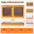 PKNYBZH Chicken Brooder Box for Chicks Starter Kit, Large Chicken Brooder Heater Warms up to 30 Chicks, Poultry Breeding Box Suitable for Chick Duckling Parrot Lizard (26" L x 18" W x 14" H)