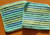 Handmade crochet washcloths, dishcloths * thick and dense *100% cotton set of 2, size 7.5 inches