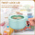 Maxdot 4 Pcs Microwave Soup Bowl with Lids 28.7 oz Microwavable Soup Mugs with Handles Instant Noodle Bowls Ramen Containers with Dishwasher Safe for Travel Office Home School(Green, Wheat Color)