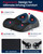 ADERI Gel Wedge Car Seat Cushion for Driving Relieves Tailbone Pain, Composite Gel Memory Foam for Cool & Support Comfort, Ergonomic Car Seat Pillow, Elevated Back for Wider Vision, Anti-Slip Design