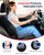 ADERI Gel Wedge Car Seat Cushion for Driving Relieves Tailbone Pain, Composite Gel Memory Foam for Cool & Support Comfort, Ergonomic Car Seat Pillow, Elevated Back for Wider Vision, Anti-Slip Design