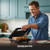 OVENTE Electric Panini Press Grill with Nonstick Plates, LED Indicator Lights, Thermostat Control, Cool Touch Handle, Compact Sandwich Maker Perfect for Cooking Breakfast, Snacks & More, Black GP0401B