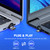 Dinofire USB Type C Wireless Presenter Remote Presentation Laser Pointer Finger Ring PowerPoint Clicker-Slide Advancer for Mac Laptop Class Office