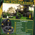Wiltire 11x4.00-5 Flat Free Tire and Wheel (2 Pack),Universal 11x4-5 Solid Smooth Tractor Turf Tire with Rim, 3.4" Centered Hub and 3/4" & 5/8" Bushing, For Zero Turn Mowers and Riding Lawn Mower