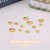 12pcs Brass Clock Hand Nut Assortment, Grandfather Clock Parts 5/6/10mm OD Wall Mantel Clocks Hand Nut Replacement Kit for Smooth Timekeeping