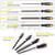 Topec 26 PCS Metal File Set, Grade T12 Forged Alloy Steel, Flat/Triangle/Half-round/Round File Set for Metal Work, Ideal Wood Rasps for Woodworking