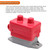 AMOMD 50 Amp 12V-24V Automatic Reset Circuit Breaker with Red Cover Stud Bolt Shortstop for Car Solar Boat RV and More (50A 2Pcs)