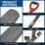 HANTOP Drain Spade Root Saw Spade Narrow Serrated Shovel Digging Shovels for Cutting Root, Digging, Trenching,Transplanting,44 inches