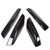 HECASA Roof Rack Rail End Cover Compatible with 2003-2009 Toyota 4Runner SW4 N210 Roof Rack Bar Rail End Cover Shell Cap 4 Pcs Black