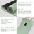 Yoga Mat Non Slip, Eco Friendly Fitness Exercise Mat with Carrying Strap,Pro Yoga Mats for Women,Workout Mats for Home, Pilates and Floor Exercises (Matcha Green/Black, Thickness-8mm)