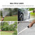 Heavy Duty Fireman Style Hose Nozzle - Fits All Standard Garden Hoses - High Pressure Sprayer Nozzle to Wash Your Car or Water Your Garden – Leak Proof (Black)