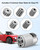 2 Pcs 12V RS550 40000RPM Electric Motor Drive Engine for Power Wheel High-Speed Motor Gearbox Accessories, Power Wheel Motor Upgrade Replacement Parts for Children's Ride On Cars