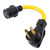 ONETAK NEMA 14-50P to L6-30R 240V 30 Amp 4 Prong Male Plug to Twist Lock 3 Prong Female Outlet Receptacle Generator Welder Dryer Power Cord Adapter