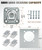 Recessed D Ring Tie Down Anchors 4 Pack (6,000 Lbs), Heavy Duty Trailer Floor Tie Downs and Anchor Points for Securing Cargo, Equipment, ATV, UTV, Truck – Silver