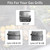 Plowo Cast Iron Burner Replacement for DCS 27, 27 Series, 27ABQ, 27ABQR, 27BQ, 27BRQ, Lynx CS30, L27, L30, L30PSP, L36, L42, L54, L5430 Gas Grill Models, 2 Pack Grill Burner, 16" x 6 1/4"