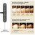 Gritin 19 LED Rechargeable Book Light for Reading in Bed with Memory Function- Eye Caring 3 Color Temperatures,Stepless Dimming Brightness,90 Hrs Runtime Lightweight Clip on Light for Book Lovers