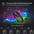 RisoPhy RGB Gaming Mouse Wired, PC Gaming Mice with 8 Programmable Buttons,Chroma RGB Backlit, 7200 DPI Adjustable,Comfortable Grip Ergonomic Optical Computer Gaming Mice with Shutton Button,Black