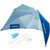 LOTTAFUN Beach Shelter Umbrella Premiere UPF 50+ Umbrella Shelter for Sun and Rain Protection for Adult (10-Foot, Blue Green) NO Tilt