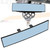 JDMTOY Universal Fit JDM 300mm 12" Wide Anti-Glare Blue Tint Curve Convx Clip On Rear View Mirror Compatible With Car SUV Van Truck, etc