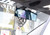 JDMTOY Universal Fit JDM 300mm 12" Wide Anti-Glare Blue Tint Curve Convx Clip On Rear View Mirror Compatible With Car SUV Van Truck, etc