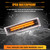 OFFKAT Front Fender LED Side Marker Lights for 1981-1991 Chevy C10 C20 C30 GMC C1500 C2500 Suburban Blazer Jimmy, Smoked Lens Side Bumper Marker Lamps, Amber LED Side Markers Turn Signal Light, 2 PCS