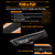 OFFKAT Front Fender LED Side Marker Lights for 1981-1991 Chevy C10 C20 C30 GMC C1500 C2500 Suburban Blazer Jimmy, Smoked Lens Side Bumper Marker Lamps, Amber LED Side Markers Turn Signal Light, 2 PCS