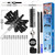 24 Feet Dryer Vent Cleaning Kit - Chrome Button Locking System - Dryer Vent Cleaner Kit With Vacuum Attachment, Nozzle, Hose and Adapter
