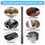24 Feet Dryer Vent Cleaning Kit - Chrome Button Locking System - Dryer Vent Cleaner Kit With Vacuum Attachment, Nozzle, Hose and Adapter