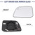 Magimaker Left Driver Side Mirror Glass w/Power Heated & Blind Spot Compatible with Ford Edge 2011 2012 2013 2014 Lincoln MKX 2011 2012 2013 2014 2015 Rear View Mirror Glass