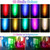 CLY Solar 6 in 1 RGB Spotlights Outdoor Garden, 10 Colors 12 Modes Solar Garden Floodlight Landscape Spotlights IP66 Waterproof 59.06ft Cable Spike Light for Lawn, Patio, Balcony