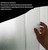No Hooks Needed Waterproof Shower Curtain Liner PEVA 72" x 78" Hookless for Bathroom Shower Curtains (3D Silk)