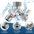 Kruuvax Garden Hose Splitter 2 Way Heavy Duty, 304 Stainless Steel 2Way Hose Splitter, 3/4'' GHT Water Hose Splitter 2 Way, Full Flow Garden Hose Y Splitter(All Components are Stainless Steel)