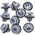 Rexka 10pcs Rocker Panel Door Trim Molding Clips Retainer for Land Rover LR112137 Defender 110, Defender 90, Range Rover, Range Rover Evoque - Multipurpose - Fender Molding Wheel Arch Door