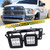 Dasen 4PCS 3" LED Cube Fog Lights Pod & Front Bumper Dually Foglamp Mounting Brackets w/Wiring Kit Compatible with Ram 1500 2009-2012, Fit Ram 2500 2010-2019