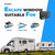 HECASA 30"W x 20"H RV Emergency Exit Window w/Trim Ring & Screen Tinted Glass Side Window Push Out Egress for Cargo, Camper, Horse Trailer Aluminium Tempered Glass Plastic Rubber