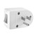 Single Surge Protector Plug with ON/Off Switch, FiiMan ETL Listed Grounded Outlet Wall Tap Adapter with Indicator Light, 1-Outlet, 245Joules/15A/1875W, White (1 Pack)
