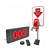 Queue Calling System Restaurant Pager Waiting Number Calling System Queue Management System Loud Speakers 3-Digit Display Call Host Display Screen Caller for Restaurant (Next-Black)
