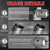 METOTY 4" Concrete Hole Saw,100mm Masonry Hole Saw, with 220mm SDS Plus Shank Connecting Rod for Concrete Brick Cement Stone Wall Drilling Home Improvement