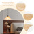Glass Lamp Shade Replacement for Torchiere Floor Lamps，Lamp Shade for Floor Lamp Compatible with E26 Socket, Standing Lamp Replacement Shade, Alabaster Glass Bowl Shade,E26 Socket Not Include (Amber)