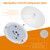 RVZONE RV Lights Interior, 5 Inch RV LED Ceiling Puck Light Dimmable 12 Volt LED Lights, 12V RV Puck Lights 4.5W Transparent Frosted RV Ceiling Dome Light for Camper Van Trailer Boat