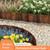 GHWIE Wooden Garden Fence Wood Garden Edging Border Decorative Landscape Border Edging,Planting Tree Fence Landscape Edging Flower Bed Fences-11.8'' H x 48'' L (3 Pack,12Ft Total Length)