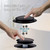 Black Tub Drain Stopper,Welsan Universal Pop Up Bathtub Stopper Replacement Tip Toe, Lift and Turn with 2-Hole Overflow Face Plate Cover and EZ Bath Tub Plug Stopper (Matte Black)