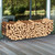 Ebeneze 8.6FT Firewood Rack Holder Outdoor, Heavy Duty Metal Firewood Storage Stand for Patio, Stable Log Holder Wood Stacker Firewood Organizer for Porch Backyard