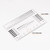 HARFINGTON High Precision SEC Size Estimation Chart 8cm Transparency Flaw Detection Film Ruler for Diameter and Line Width Defects Measuring