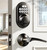 Veise Keyless Entry Door Lock with 2 Lever Handles - Electronic Keypad Deadbolt, Auto Lock, Back Lit & Easy Installation Design, Front Door Handle Sets, Matte Black