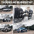 Truck Gun Rack Set - Adjustable Seat Back Gun Holder with Universal Rifle Compatibility, 600D Oxford Cloth, PVC Coated, Secure Storage Pockets for Hunting Gear, Easy to Install