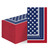 Horaldaily 50 Patriotic 4th of July Disposable Paper Decorative Guest Napkins, Memorial Day American Flag Design Hand Towel for Party Lunch Dinner Kitchen Bathroom