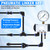 XaXmTee 80 Pcs Quick Connect Air Line Fittings Kit Pneumatic Push Lock Air Fittings 1/8",1/4",3/8",1/2" Push to Connect & NPT Thread Air Hose Fittings Quick Release Airline Fitting Kit